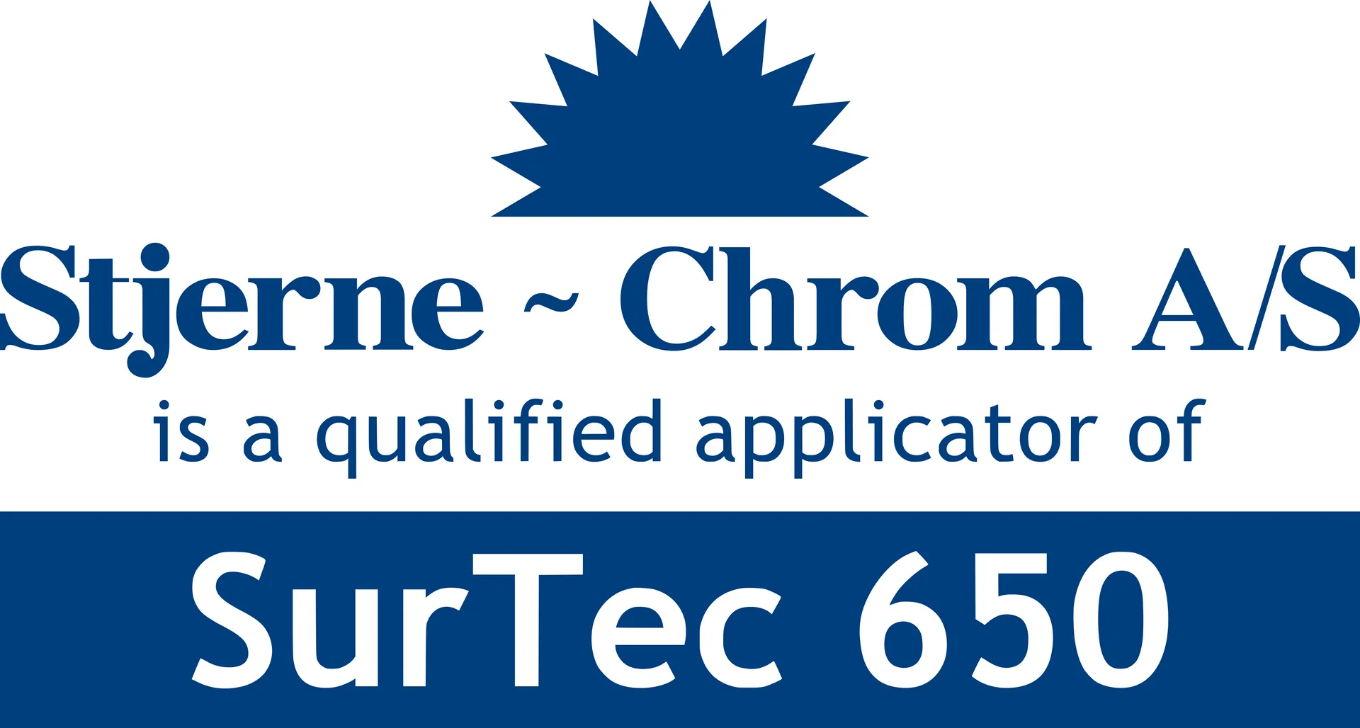Stjerne-Chrom A/S — Qualified Applicator of SurTec 650